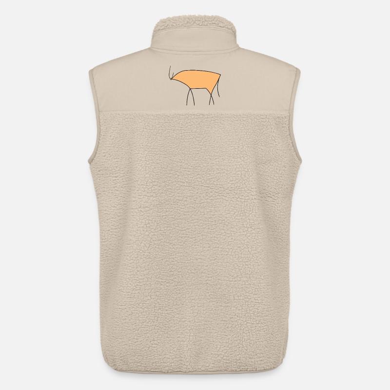 Stier - Unisex Sherpaweste von Stanley/Stella - Beige