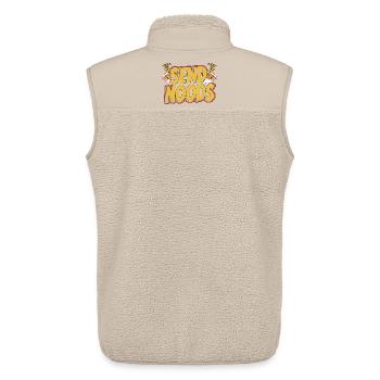 Ramen Send Noods Loves Japanese Food Ramen Chef - Unisex Sherpaweste von Stanley/Stella - Beige - Hinten - AI Model Male 178 light (178cm)