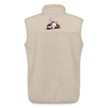 Appenzeller Sennenhund Sennenhunde Sennenhundmama - Unisex Sherpaweste von Stanley/Stella - Beige - Hinten - AI Model Male 178 light (178cm)