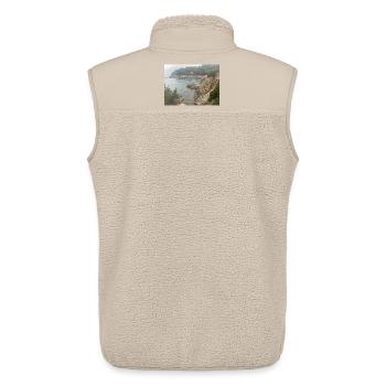 IMG_9562mar - Unisex Sherpaweste von Stanley/Stella - Beige - Hinten - AI Model Male 178 light (178cm)