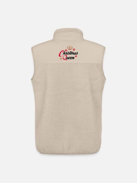 christmas - Unisex Sherpa Gilet by Stanley/Stella - beige