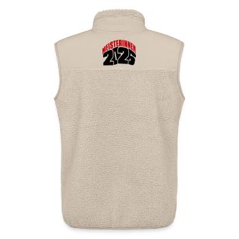 Champion 2026 Champion - Unisex Sherpa Gilet by Stanley/Stella - beige - Back - AI Model Male 178 light (178cm)