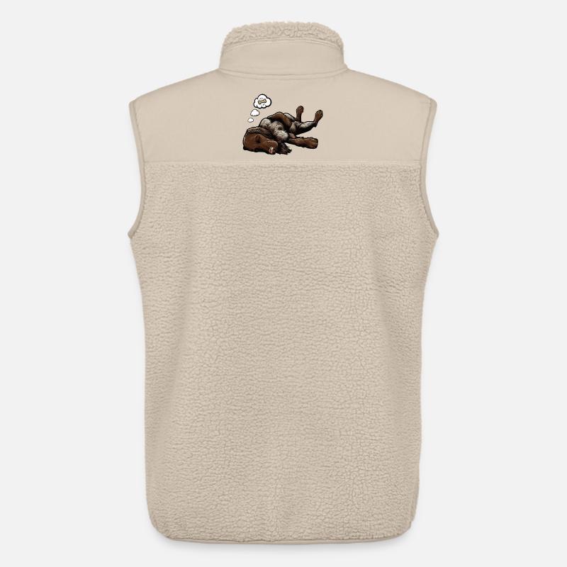Deutsch Drahthaar Deutsch-Drahthaar Besitzer - Unisex Sherpaweste von Stanley/Stella - Beige
