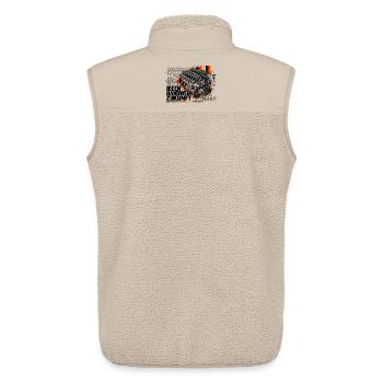 Kraftmotor German Power Engine - Unisex Sherpaweste von Stanley/Stella - Beige - Hinten - AI Model Male 178 light (178cm)