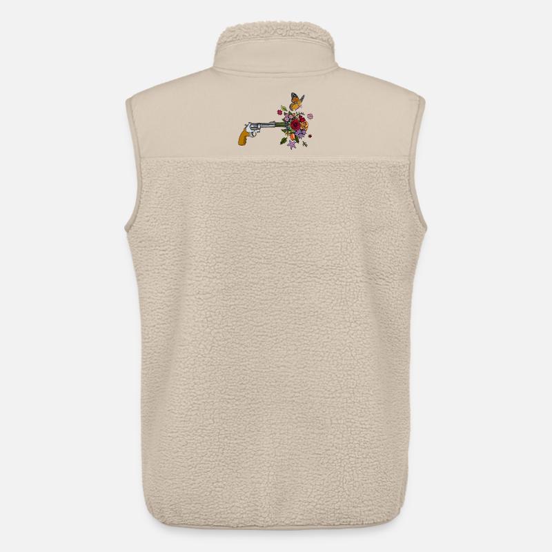 Die Friedenswaffe - Unisex Sherpaweste von Stanley/Stella - Beige