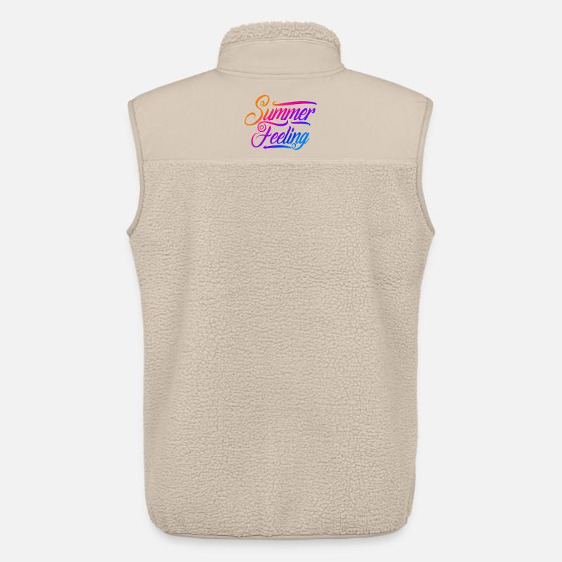 Summer feeling - Unisex Sherpaweste von Stanley/Stella - Beige
