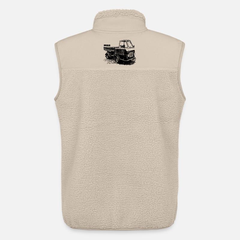 Multicar M22 - Unisex Sherpaweste von Stanley/Stella - Beige