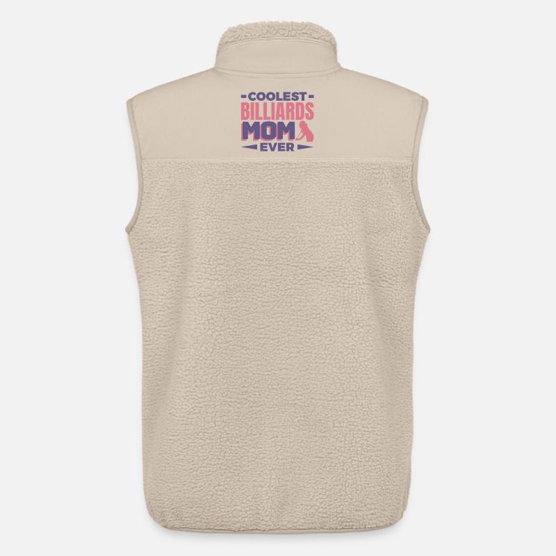 Billard Mutter - Unisex Sherpaweste von Stanley/Stella - Beige