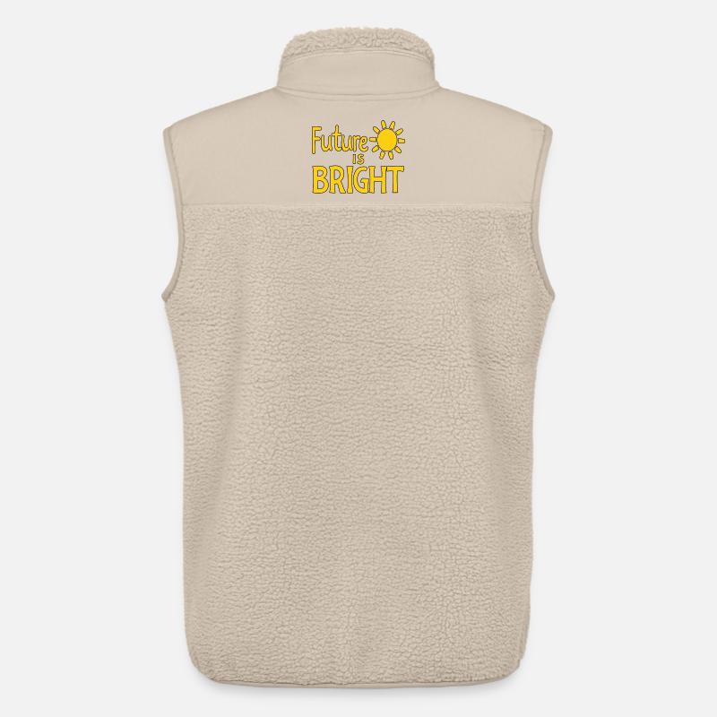 Future Is Bright - Sonne  - Unisex Sherpaweste von Stanley/Stella - Beige