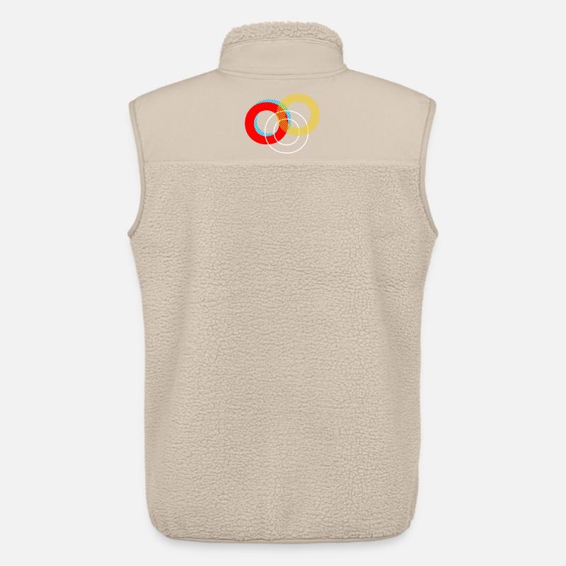 O Lettering Design - Unisex Sherpaweste von Stanley/Stella - Beige