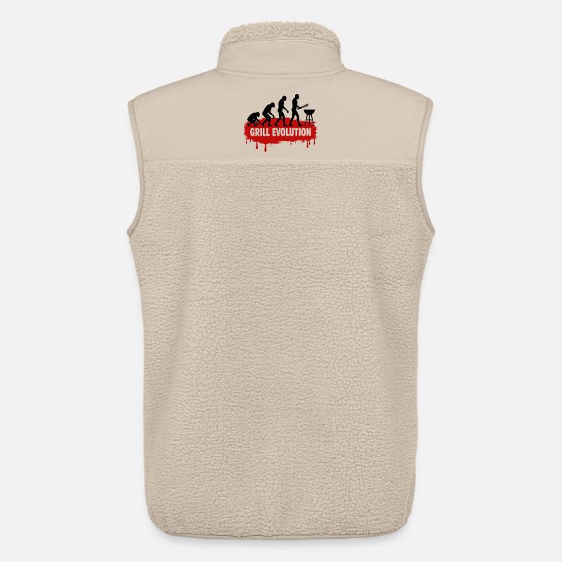 Grill Evolution - Unisex Sherpaweste von Stanley/Stella - Beige