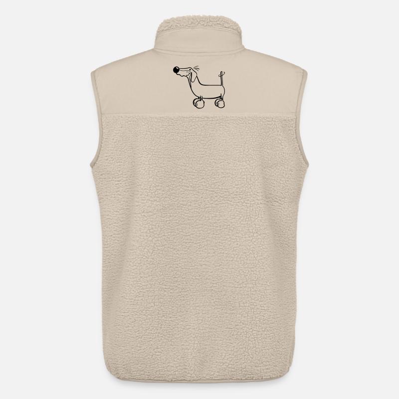 Der Dackel - Unisex Sherpaweste von Stanley/Stella - Beige