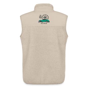 Car mechanic - Unisex Sherpa Gilet by Stanley/Stella - beige - Back - AI Model Male 178 light (178cm)