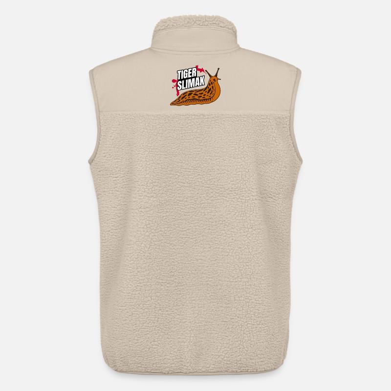 Tiger Ślimak – L’animal le plus coriace de Pologne - Veste sans manches sherpa unisexe Stanley/Stella - beige