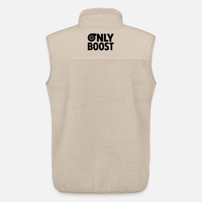 Only Boost Turbo - Unisex Sherpaweste von Stanley/Stella - Beige