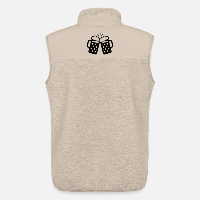 Prosit! - Unisex Sherpaweste von Stanley/Stella - Beige