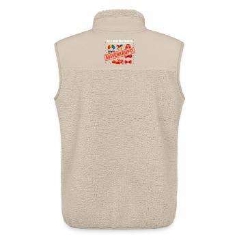 Alle Kostüme Waren Ausverkauft Fasching - Unisex Sherpaweste von Stanley/Stella - Beige - Hinten - AI Model Male 178 light (178cm)