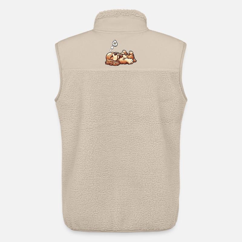 Cocker Spaniel Cockerhund Cocker Spaniel Besitzer - Unisex Sherpaweste von Stanley/Stella - Beige
