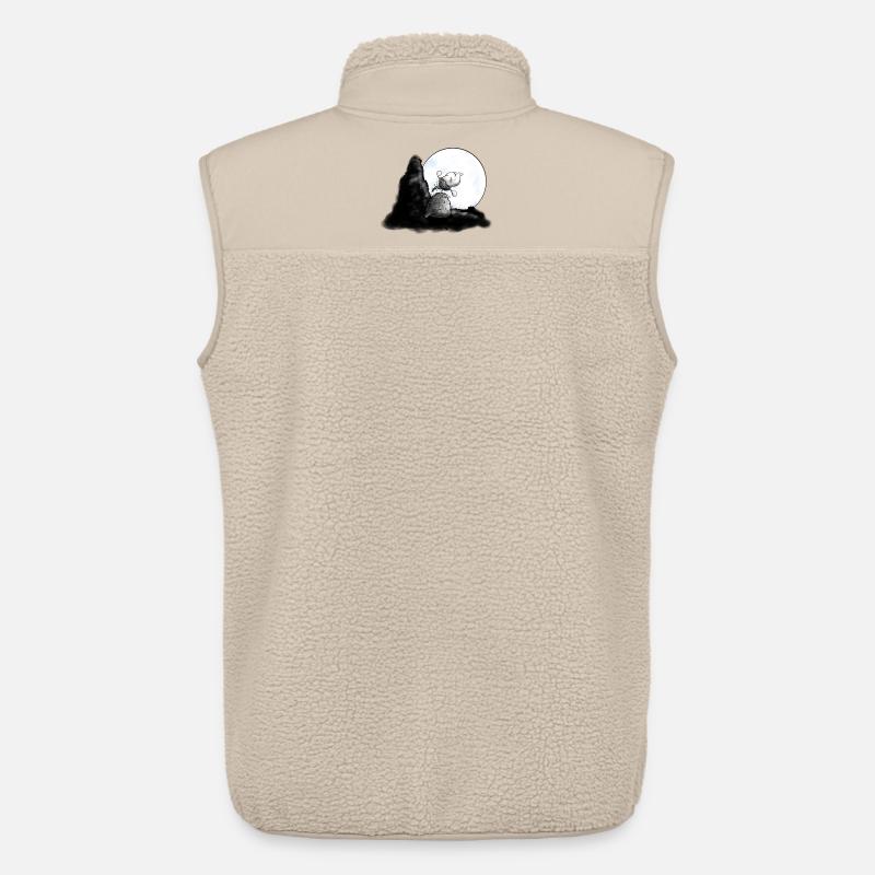 Wolf Schäfchen - Schaf - Sheep - Unisex Sherpaweste von Stanley/Stella - Beige