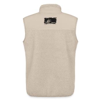 Nope - Heute nicht - Unisex Sherpaweste von Stanley/Stella - Beige - Hinten - AI Model Male 178 light (178cm)