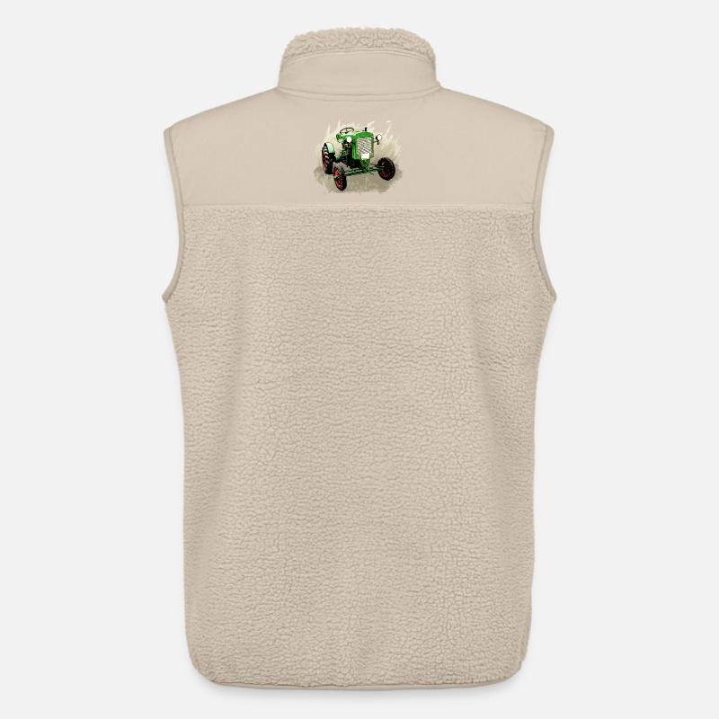 Deutz F1M 414 Bauernschlepper - Unisex Sherpaweste von Stanley/Stella - Beige