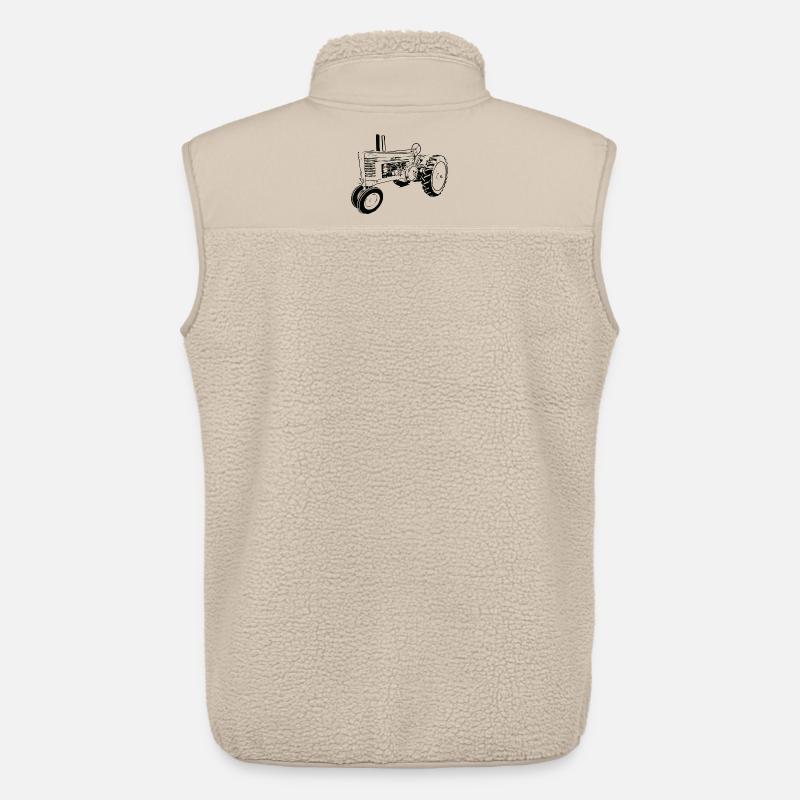 Model A Traktor - Unisex Sherpaweste von Stanley/Stella - Beige