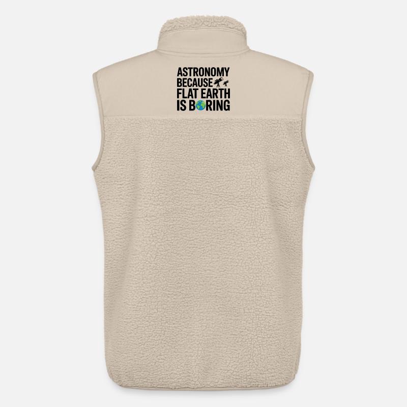 Wissenschaft statt flaches Erddesign - Unisex Sherpaweste von Stanley/Stella - Beige