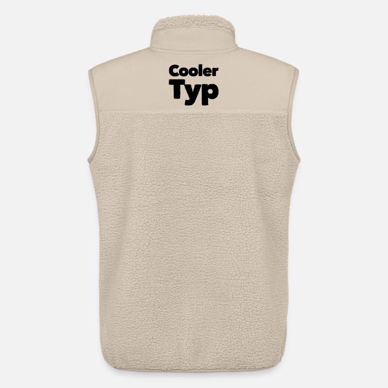 COOLER TYP - Unisex Sherpaweste von Stanley/Stella - Beige