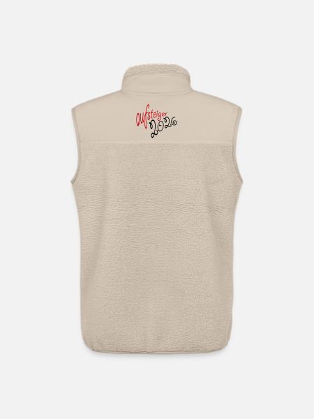 Aufsteiger 2026 Aufstieg - Unisex Sherpaweste von Stanley/Stella - Beige