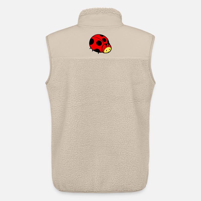 Junger Marienkäfer - Unisex Sherpaweste von Stanley/Stella - Beige