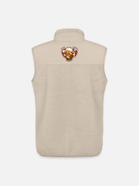 Football and beer - Unisex Sherpa Gilet by Stanley/Stella - beige