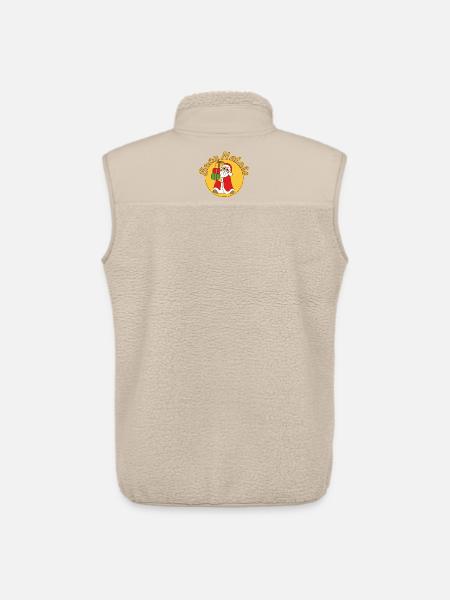Santa Gifts - Unisex Sherpa Gilet by Stanley/Stella - beige