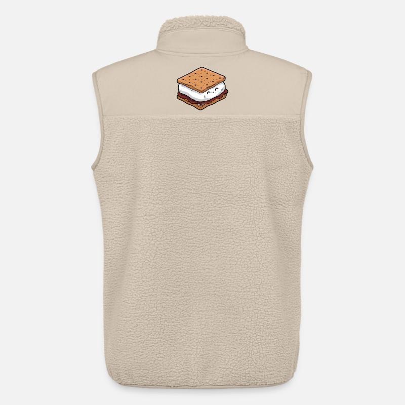 Süßes Smore - Unisex Sherpaweste von Stanley/Stella - Beige
