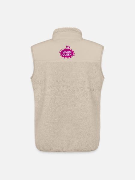 Chaos Queen Krone - Unisex Sherpaweste von Stanley/Stella - Beige