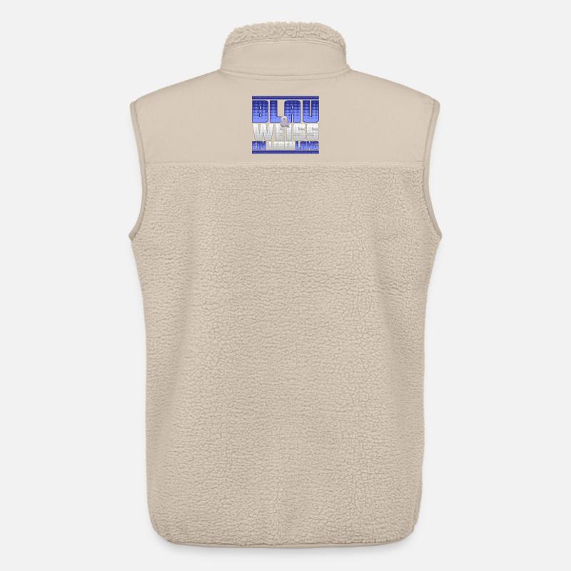 Blau Weiss ein Leben Lang - Unisex Sherpaweste von Stanley/Stella - Beige