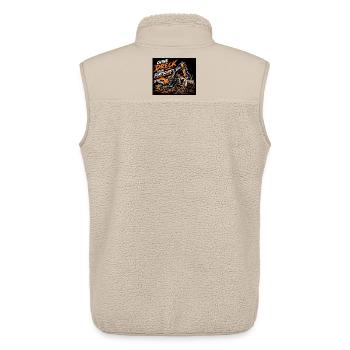 Fortschritt durch Schmutz - Unisex Sherpaweste von Stanley/Stella - Beige - Hinten - AI Model Male 178 light (178cm)