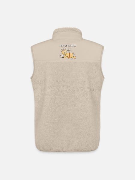 Hubschrauber Bär I Hubschraubär - Unisex Sherpaweste von Stanley/Stella - Beige