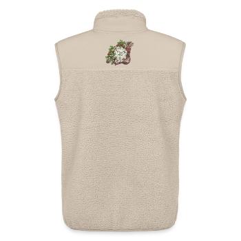 Rollenspiel Tabletop D20 Würfel Geschenk Ranger - Unisex Sherpaweste von Stanley/Stella - Beige - Hinten - AI Model Male 178 light (178cm)