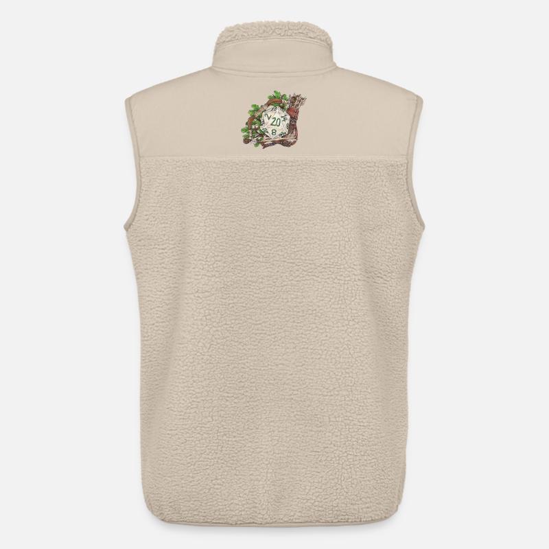 RPG Bordspil D20 Terningegave-ranger - Stanley/Stella unisex sherpavest - beige