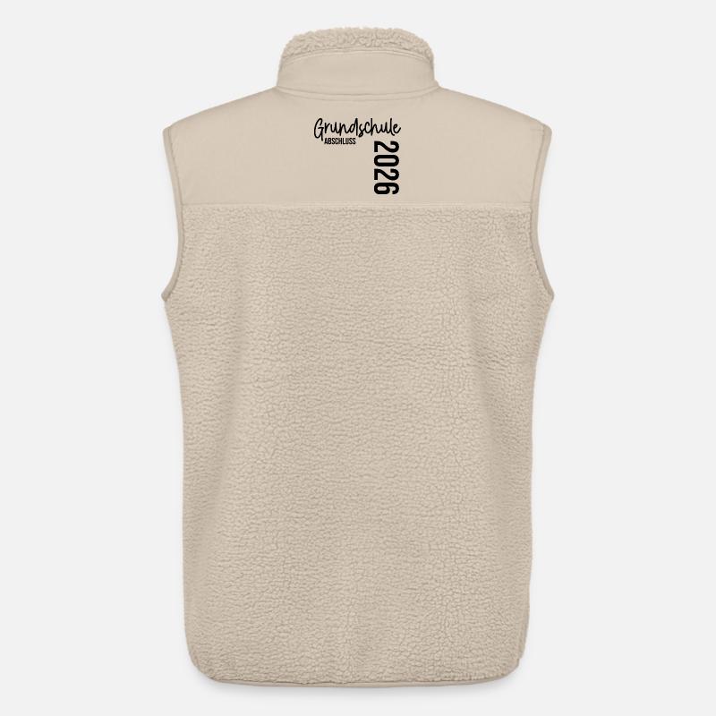 Abschluss Grundschule 2026 - Unisex Sherpaweste von Stanley/Stella - Beige