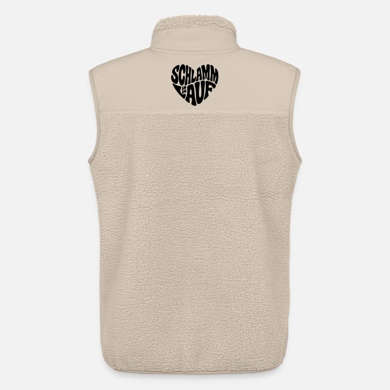 Mud Run 2026 - Mud Run 2026 - Unisex Sherpa Gilet by Stanley/Stella - beige