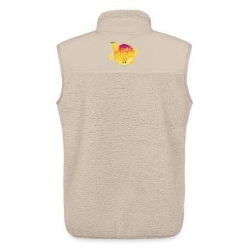 Costa d'Amalfi in Italien Amalfiküste Souvenir - Unisex Sherpaweste von Stanley/Stella - Beige - Hinten - AI Model Male 178 light (178cm)