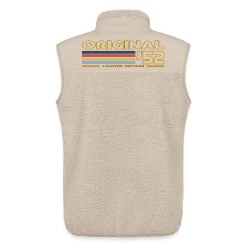1952 - Unisex Sherpa Gilet by Stanley/Stella - beige - Back - AI Model Male 178 light (178cm)