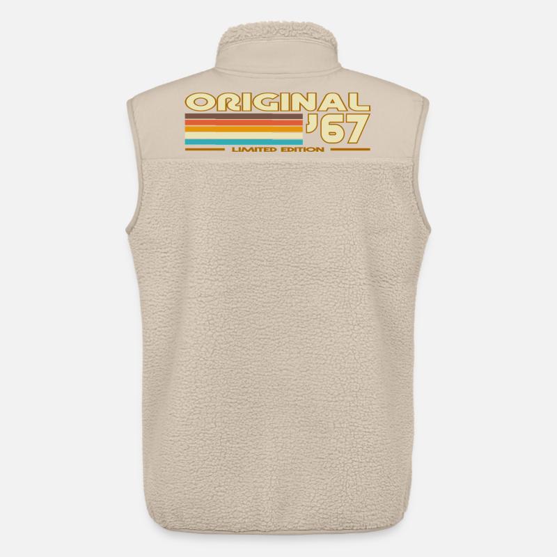 Original 67 Retro Rainbow - Unisex Sherpaweste von Stanley/Stella - Beige