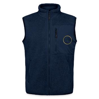 Pole Dance - Unisex Sherpaweste von Stanley/Stella - Navy - Vorne - AI Model Female 172 light (172cm) & AI Model Male 178 light (178cm)