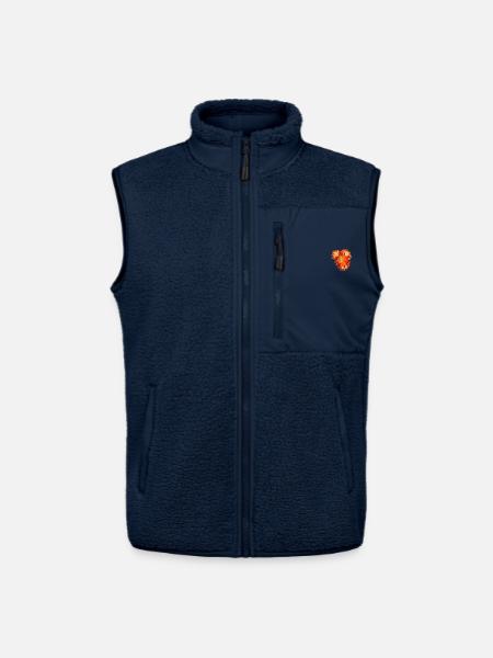 Blüten - Unisex Sherpaweste von Stanley/Stella - Navy