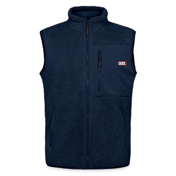 Suisse - Schweiz - Swiss - Svizzera - Switzerland - Unisex Sherpaweste von Stanley/Stella - Navy - Vorne - AI Model Female 172 light (172cm) & AI Model Male 178 light (178cm)