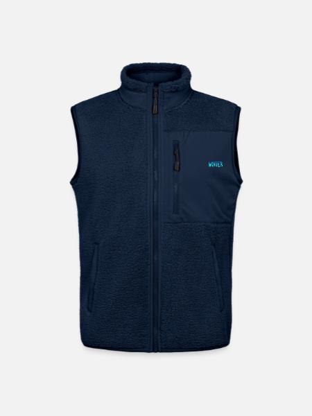 SCHRIFTZUG WINTER - Unisex Sherpaweste von Stanley/Stella - Navy
