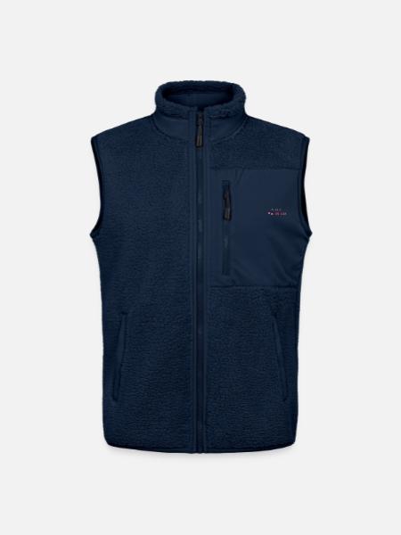 Freches Früchtchen - Unisex Sherpaweste von Stanley/Stella - Navy
