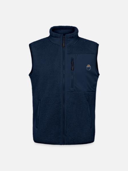 Eule Eulen - Unisex Sherpaweste von Stanley/Stella - Navy